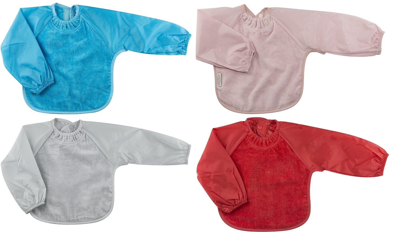 Silly Billyz Toweling Long Sleeve Bib 5 Months to 2 years 